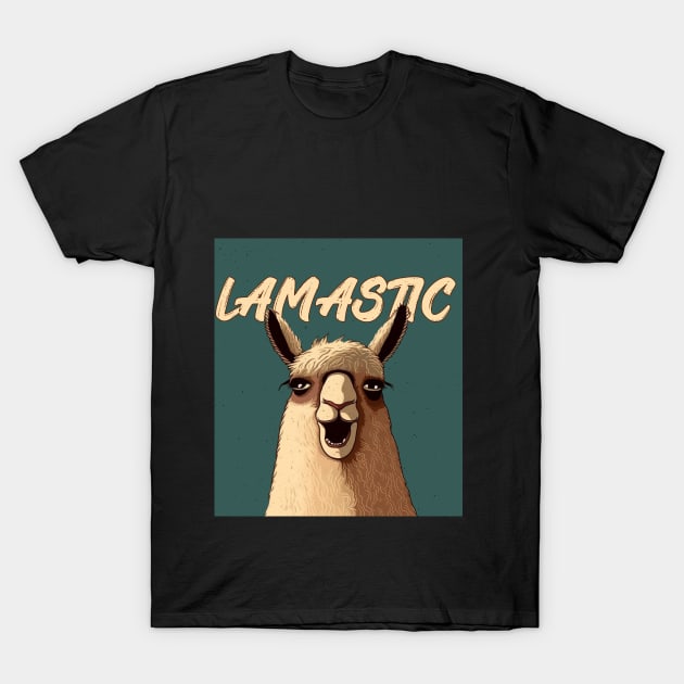 Funny lama T-Shirt by Sher-ri